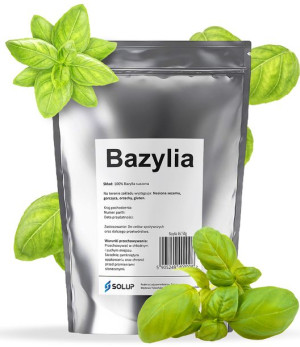 BAZYLIA liść naturalna aromatyczna suszona 50g