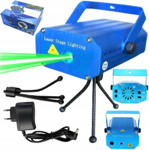 Projektor Laserowy 3d Laser Disco Czujnik Dźwięku