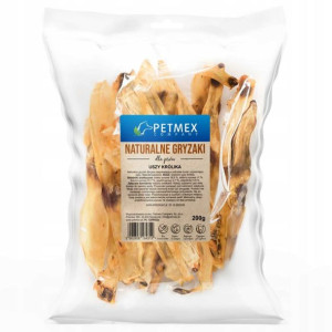 Przysmak dla psa suszone królicze uszy 200g