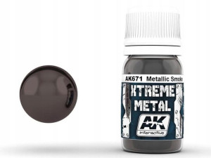 Farba metaliczna Metallic smoke AK671 Interactive