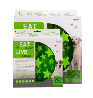 Eat Slow Live Longer STAR miska spowalniająca zielona S