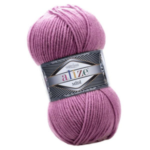 Włóczka Alize Superlana Midi - 440 Ciemny Wrzosowy z Wełną