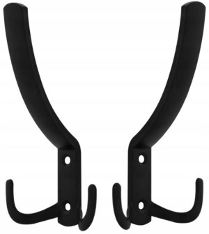 Wieszak meblowy czarny x2
