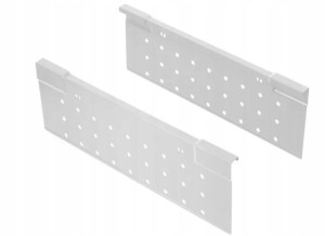 Modern box bok perforowany 500 mm biały