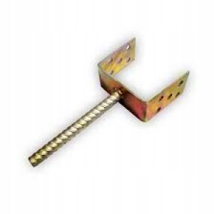 Kotwa wspornik podstawa słupa stała 100mm 4mm
