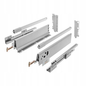 Szuflada Modernbox Square Niska L500 Szara Kwadrat