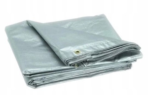 Plandeka srebrna 12x20m