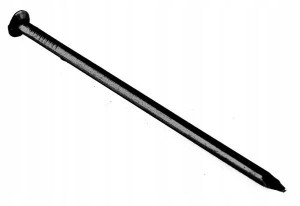 Gwoździe Budowlane Czarne 4,5x125 Mm 1 Kg