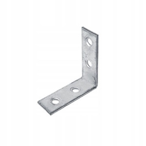 Kątownik meblowy wąski, KW-3, 40 x 40 x 15 mm