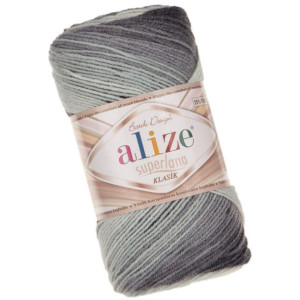 Włóczka Alize Superlana Klasik Batik - 1900 z Wełną