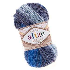 Włóczka Alize Superlana Klasik Batik - 4761 z Wełną
