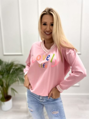 Bluza różowa "lovely"