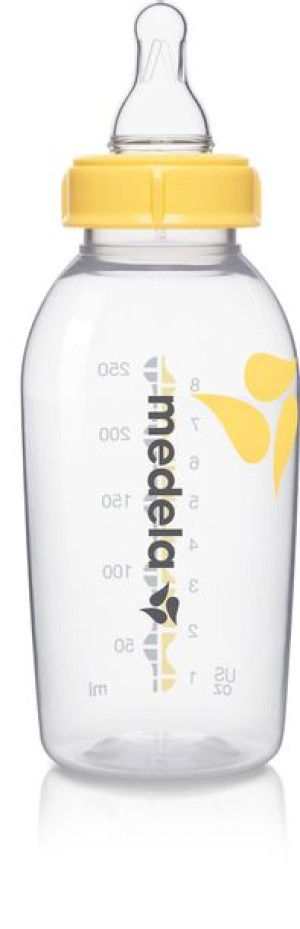 Medela - butelka do przechowywania pokarmu 250 ml + smoczek