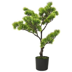 Sztuczne bonsai z sosny z doniczką 60cm zielone