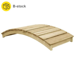 Mostek ogrodowy 170x74cm lite drewno sosnowe