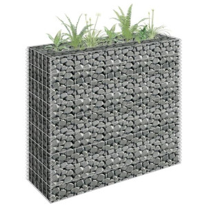 Donica gabionowa galwanizowana stal 90x30x90cm