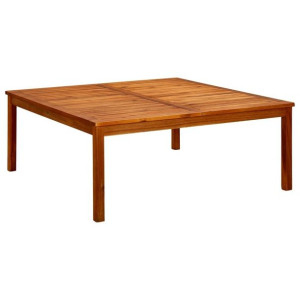 Stolik kawowy ogrodowy 110x110x45cm drewno akacjowe