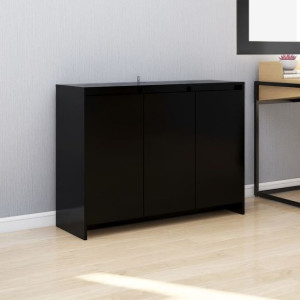 Szafka czarna 102x33x75cm płyta wiórowa