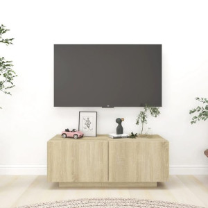 Szafka RTV dąb sonoma 100x35x40cm płyta wiórowa