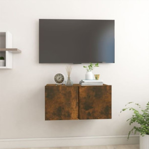 Szafka RTV wisząca przydymiony dąb 60x30x30cm