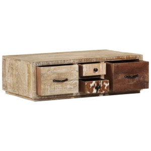 Stolik kawowy 90x60x30cm lite drewno mango