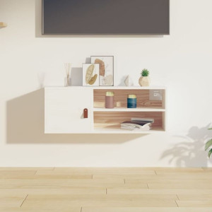 Szafka wisząca biała 80x30x30cm drewno sosnowe