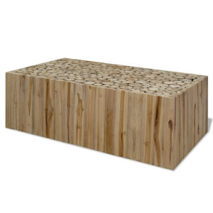 Stolik kawowy z drewna tekowego 90x50x30cm