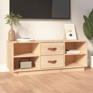 Szafka RTV 100x34x40cm lite drewno sosnowe