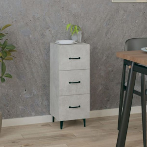 Szafka szarość betonu 34.5x34x90cm płyta wiórowa