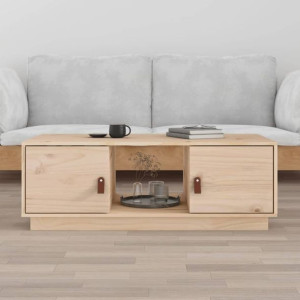 Stolik kawowy 100x50x35cm lite drewno sosnowe