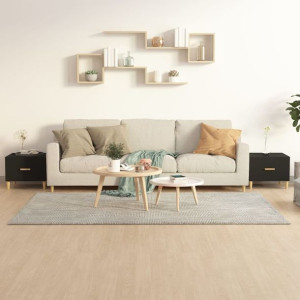 Stoliki kawowe 2 szt. czarne 50x50x40cm