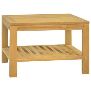Stolik kawowy 60x60x40cm drewno tekowe