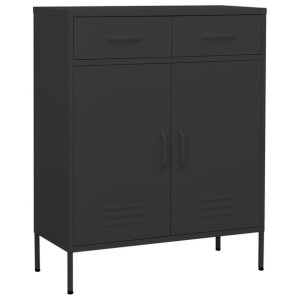 Szafka antracytowa 80x35x101.5cm stalowa