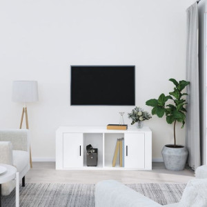 Szafka RTV połysk biała 100x35x40cm
