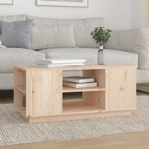 Stolik kawowy 90x49x40.5cm lite drewno sosnowe