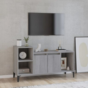 Szafka RTV szary dąb 100x35x55cm płyta wiórowa