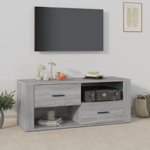 Szafka RTV szary dąb 100x35x40cm płyta wiórowa