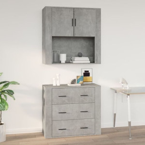 Szafka wisząca betonowa szarość 80x33x80cm