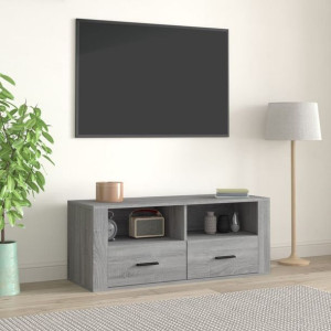 Szafka RTV szary dąb 100x35x40cm płyta wiórowa