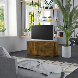 Szafka RTV dymiony dąb 80x34x36cm płyta wiórowa