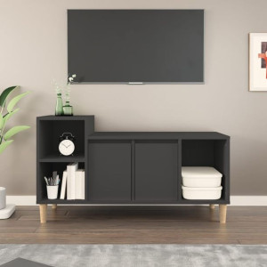 Szafka RTV czarna 100x35x55cm płyta wiórowa