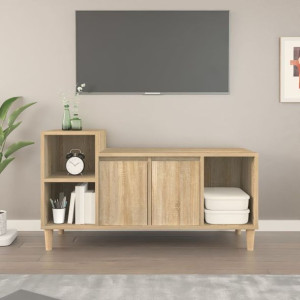 Szafka RTV dąb sonoma 100x35x55cm płyta wiórowa