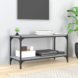 Szafka RTV sonoma 80x33x41cm płyta wiórowa stal