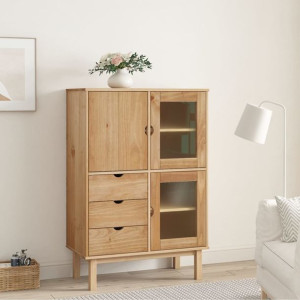 Szafka 85x43x125cm lite drewno sosnowe
