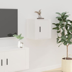 Szafka RTV wisząca biała 40x34.5x40cm