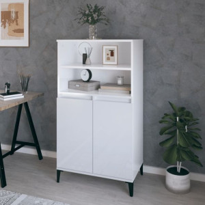 Kredens biała połysk 60x36x110cm płyta wiórowa