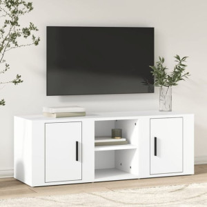 Szafka RTV biała 100x31.5x35cm płyta wiórowa