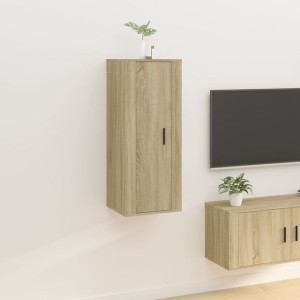 Szafka RTV wisząca dąb sonoma 40x34.5x100cm