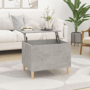 Stolik kawowy szary beton 60x44.5x45cm