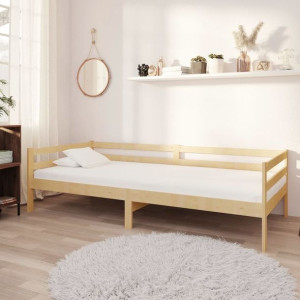 Łóżko dzienne + materac 90x200cm sosna